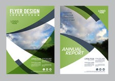 Grün-Broschüren-Plandesignschablone vektor abbildung Grün-Broschüren-Plandesignschablone vektor abbildung