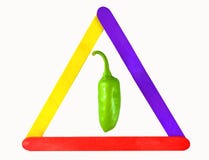 Grün/Chili Pepper Lizenzfreies Stockfoto Grün/Chili Pepper Lizenzfreies Stockfoto