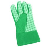 Grüner Gartenhandschuh lizenzfreie stockbilder Grüner Gartenhandschuh lizenzfreie stockbilder