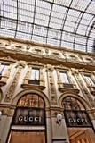 Gucci shop in the Galleria Vittorio Emanuele II in Milan stock images Gucci shop in the Galleria Vittorio Emanuele II in Milan stock images