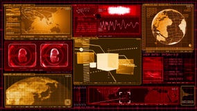 GUI da tela dos dados do computador de relação da tecnologia ilustração do vetor GUI da tela dos dados do computador de relação da tecnologia ilustração do vetor