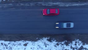 Guida di veicoli rossa Guida di veicoli rossa