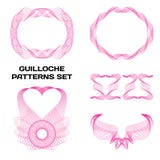 Guilloche patterns installed. Vector illustration for your perfect design royalty free illustration Guilloche patterns installed. Vector illustration for your perfect design royalty free illustration
