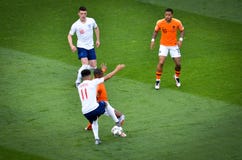 GUIMARAES, PORTUGAL - June 05, 2019: Jadon Sancho during the UEFA Nations League semi Finals match between national team England