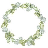Guirlandes faites de feuilles d'aquarelle illustration stock Guirlandes faites de feuilles d'aquarelle illustration stock
