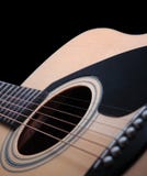 Guitar. A blur angled guitar on black background Guitar. A blur angled guitar on black background