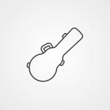 Guitar case vector icon sign symbol vector illustration Guitar case vector icon sign symbol vector illustration