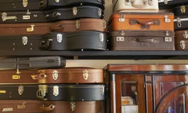 Guitar cases royalty free stock images Guitar cases royalty free stock images