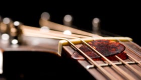 Guitar Close Up Stock Image Guitar Close Up Stock Image