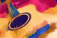 Guitare illustration libre de droits Guitare illustration libre de droits