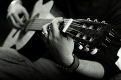 Guitarist On Stage Royalty Free Stock Photos Guitarist On Stage Royalty Free Stock Photos