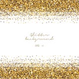Guld- blänka gränsbakgrund Skinande bakgrund för glitter Lyxig guld- mall vektor vektor illustrationer Guld- blänka gränsbakgrund Skinande bakgrund för glitter Lyxig guld- mall vektor vektor illustrationer