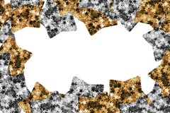 guld- silverstjärnor Royaltyfri Bild guld- silverstjärnor Royaltyfri Bild