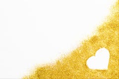 Guld som blänker bakgrund av, blänker och hjärtaform royaltyfri bild Guld som blänker bakgrund av, blänker och hjärtaform royaltyfri bild