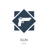 gun icon in trendy design style. gun icon isolated on white background. gun vector icon simple and modern flat symbol for web site vector illustration gun icon in trendy design style. gun icon isolated on white background. gun vector icon simple and modern flat symbol for web site vector illustration