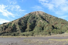 Gunung Batok is like a coconut shell stock photo Gunung Batok is like a coconut shell stock photo