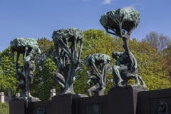 Gustav Vigeland`s sculptures in Frogner Park