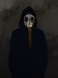 Guy gas mask vector illustration Guy gas mask vector illustration