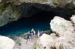 Guzelcamlı, Izmir, Türkei-August 18,2018: Zeus Cave lizenzfreie stockfotos Guzelcamlı, Izmir, Türkei-August 18,2018: Zeus Cave lizenzfreie stockfotos