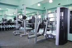 Gym equipment room