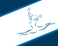 Gymnast κορίτσι ελεύθερη απεικόνιση δικαιώματος Gymnast κορίτσι ελεύθερη απεικόνιση δικαιώματος
