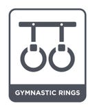 gymnastische Ringikone in der modischen Entwurfsart gymnastische Ringikone lokalisiert auf weißem Hintergrund gymnastische Ringve vektor abbildung gymnastische Ringikone in der modischen Entwurfsart gymnastische Ringikone lokalisiert auf weißem Hintergrund gymnastische Ringve vektor abbildung