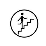 Gå upp vektorn för trappateckensymbol som isoleras på vit bakgrund som går upp trappateckentecken vektor illustrationer Gå upp vektorn för trappateckensymbol som isoleras på vit bakgrund som går upp trappateckentecken vektor illustrationer