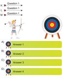 Général - questions d'Archer et de flèche illustration stock Général - questions d'Archer et de flèche illustration stock