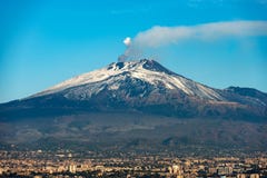 Góry Etna wulkan, Catania i Sicily - Włochy obrazy stock Góry Etna wulkan, Catania i Sicily - Włochy obrazy stock