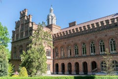 Główny kampusu budynek Chernivtsi obywatela uniwersytet zdjęcia royalty free Główny kampusu budynek Chernivtsi obywatela uniwersytet zdjęcia royalty free