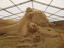 H?rliga fantastiska sandskulpturer arkivbild H?rliga fantastiska sandskulpturer arkivbild