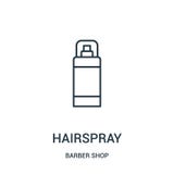 h?rspraysymbolsvektorn fr?n barberare shoppar samlingen Tunn linje illustration f?r vektor f?r h?rspray?versiktssymbol stock illustrationer h?rspraysymbolsvektorn fr?n barberare shoppar samlingen Tunn linje illustration f?r vektor f?r h?rspray?versiktssymbol stock illustrationer