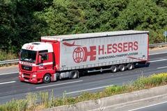 H Тележка Essers на шоссе стоковая фотография H Тележка Essers на шоссе стоковая фотография