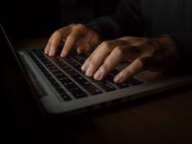 Hacker in dark background concept royalty free stock image Hacker in dark background concept royalty free stock image