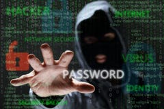 Hacker stealing network password