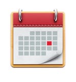 Haga calendarios el icono libre illustration Haga calendarios el icono libre illustration