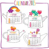 Haga calendarios 2015-September, octubre, noviembre, diciembre stock de ilustración Haga calendarios 2015-September, octubre, noviembre, diciembre stock de ilustración
