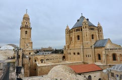 Hagia Maria Sion Abbey church in Mount Zion. Jerusalem, Israel. Stock Photography Hagia Maria Sion Abbey church in Mount Zion. Jerusalem, Israel. Stock Photography