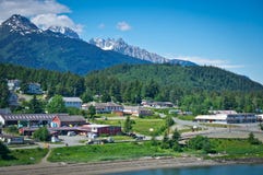 Haines city near Glacier Bay, Alaska, USA Stock Photos Haines city near Glacier Bay, Alaska, USA Stock Photos