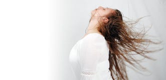 Hair dance-2 Royalty Free Stock Image Hair dance-2 Royalty Free Stock Image