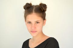 Hairstyle braiding on medium length royalty free stock photos Hairstyle braiding on medium length royalty free stock photos