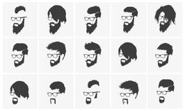 Hairstyles With A Beard And Mustache Wearing Stock Photos Hairstyles With A Beard And Mustache Wearing Stock Photos