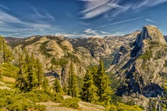 Halbes Hauben-Yosemite Nationalpark Stockbild Halbes Hauben-Yosemite Nationalpark Stockbild
