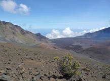 Haleakala krater på Maui arkivfoto Haleakala krater på Maui arkivfoto