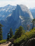 Half Dome from Sentinel Dome Trail royalty free stock photo Half Dome from Sentinel Dome Trail royalty free stock photo