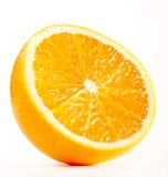 Half Of A Fresh Orange Stock Image
