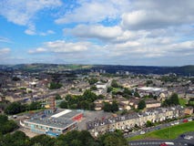 Halifax yorkshire över huvudet panoramautsikt av staden arkivbilder Halifax yorkshire över huvudet panoramautsikt av staden arkivbilder