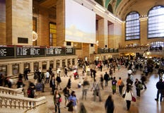 Hall central grand de billet de station de train Images stock Hall central grand de billet de station de train Images stock