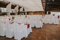 Hall vide de mariage photo libre de droits Hall vide de mariage photo libre de droits