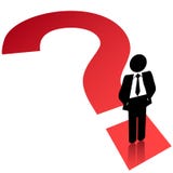 Hallazgo de la búsqueda del hombre de negocios del símbolo del signo de interrogación libre illustration Hallazgo de la búsqueda del hombre de negocios del símbolo del signo de interrogación libre illustration